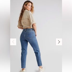 Free People High-Rise Vintage Straight Jeans size 27